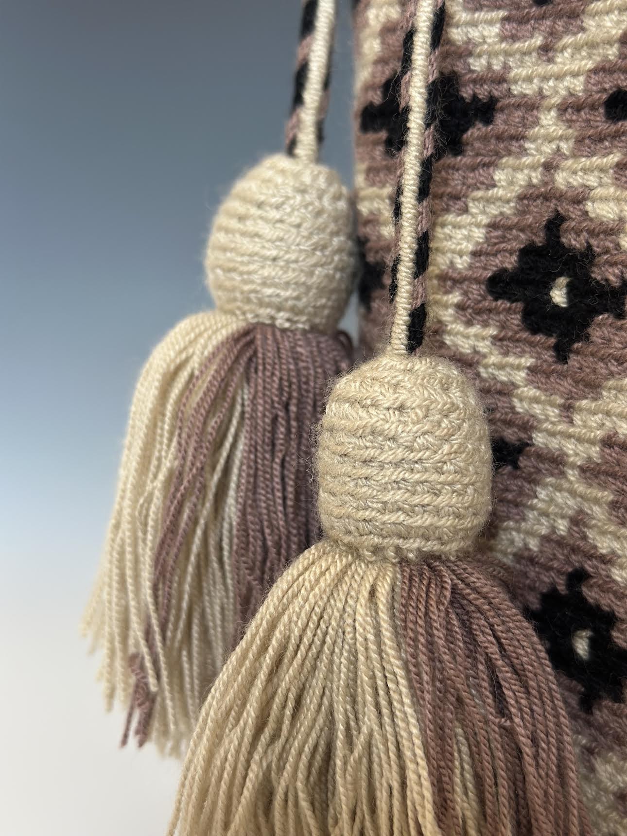Handmade Crossbody Bag, Lila Mochila
