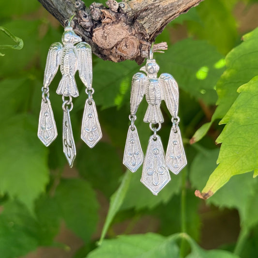 Condor Silver Earrings