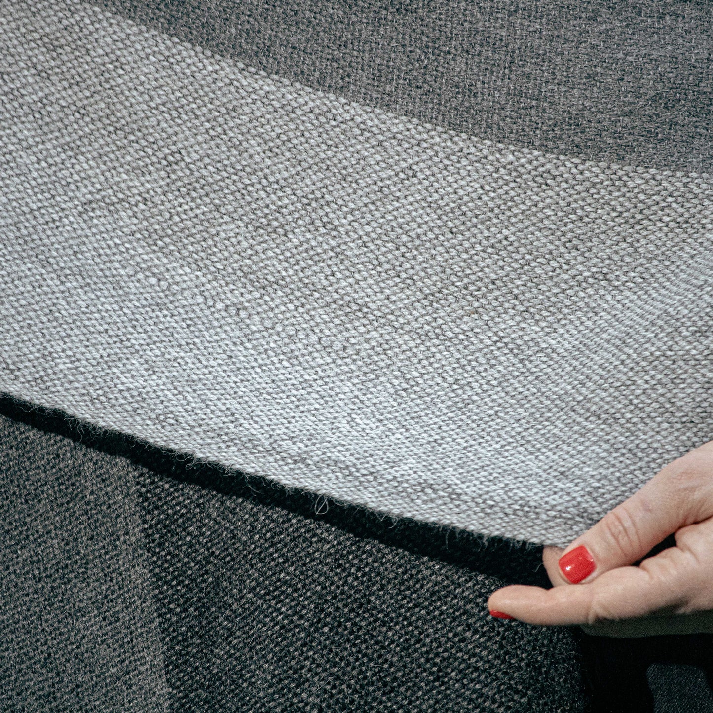 GREY ALPACA RUANA WRAP