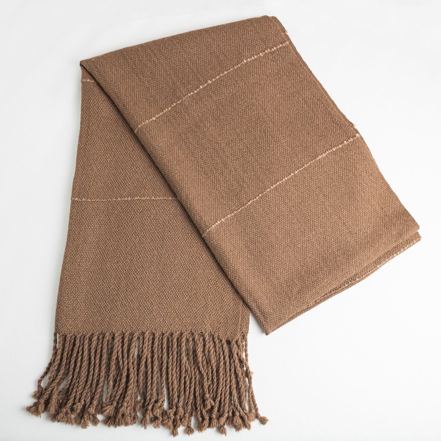 BROWN ALPACA SHAWL