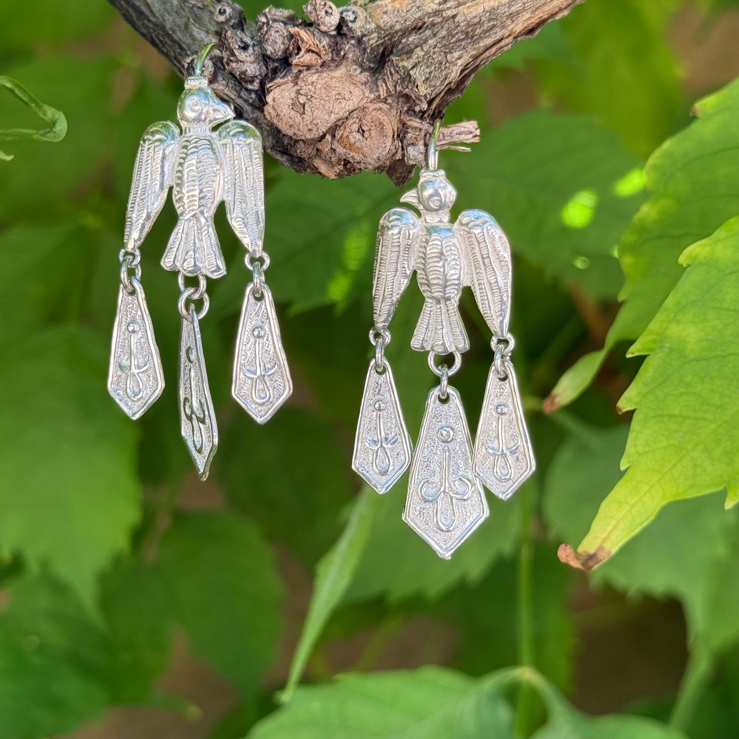 Condor Silver Earrings