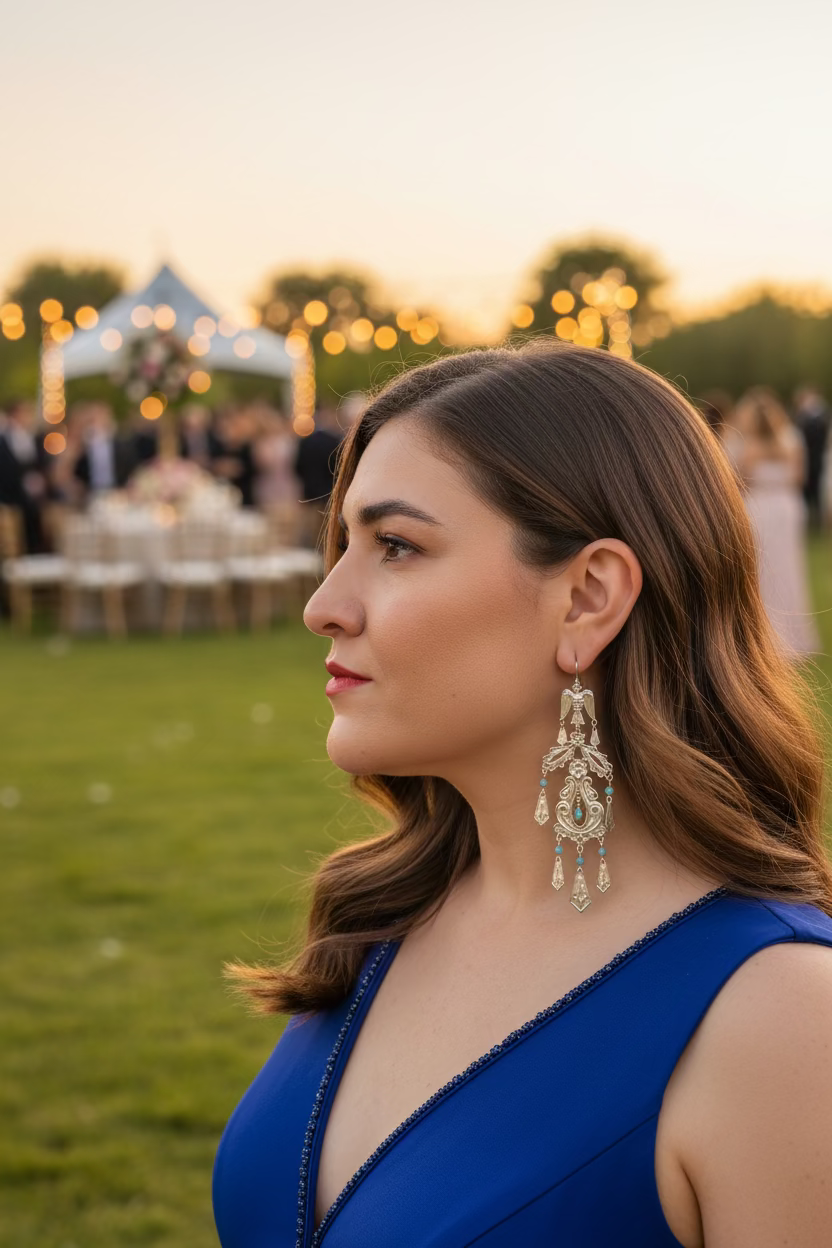 Condor Silver Earrings