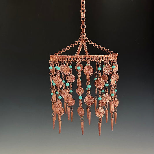 COPPER PENDANT LIGHT SHADE