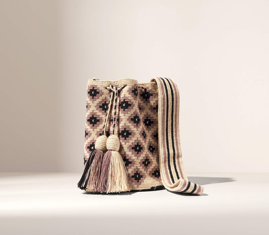 Handmade Crossbody Bag, Lila Mochila