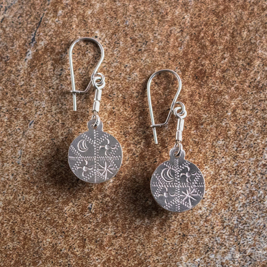 SILVER EARRINGS- KULTRUN