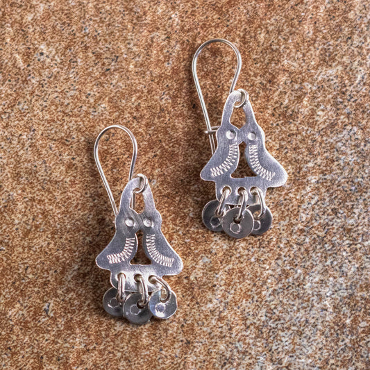 SILVER EARRINGS - BIRD DESIGN